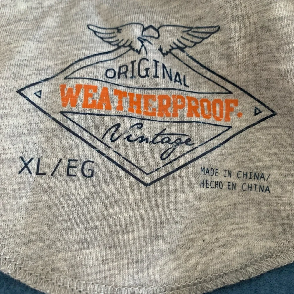Weatherproof vintage zip